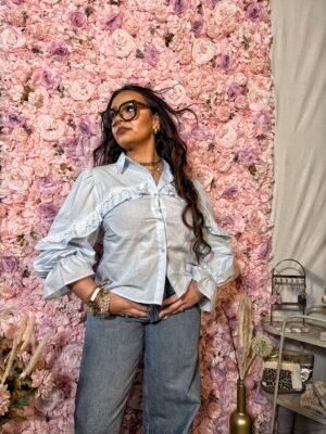 Chemise dos nu Camélia